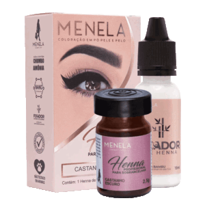 Henna Menela Dark Brown  Kit 15ML