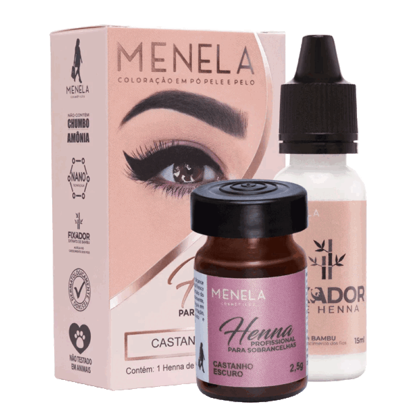 Henna Menela Dark Brown  Kit 15ML