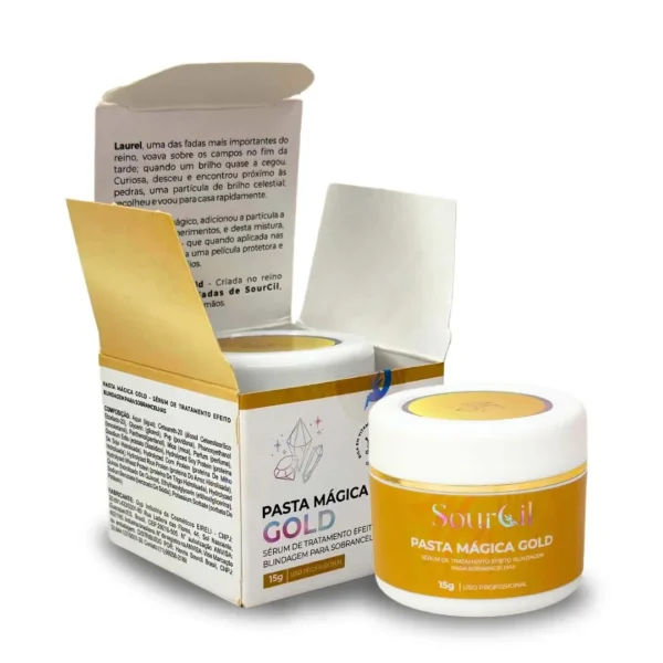 Sourcil Magic Gold Paste 15g Vitamin B5 and D-Pantheno - Image 3