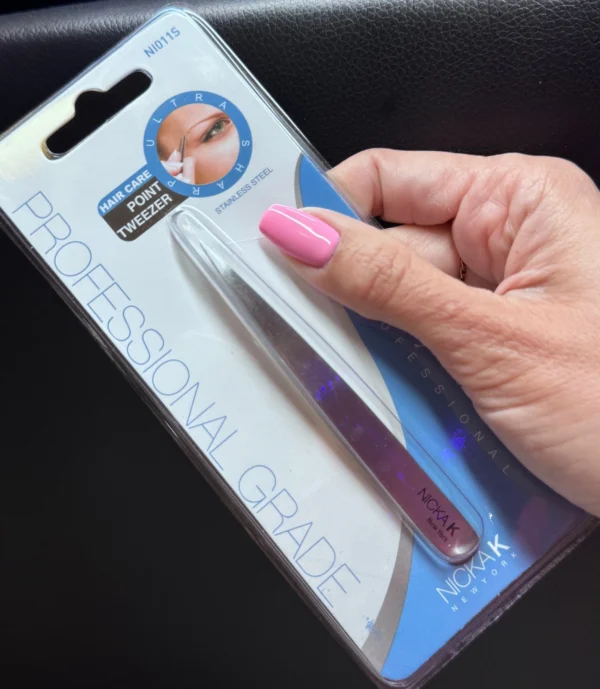 Eyebrow point Tweezers  - Nicka-K  - Ponta Fina - Image 2