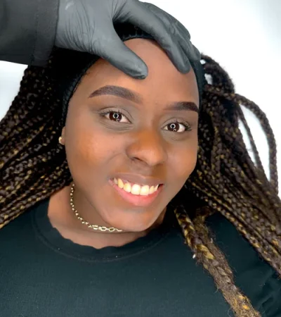 Eyebrow Design with Henna